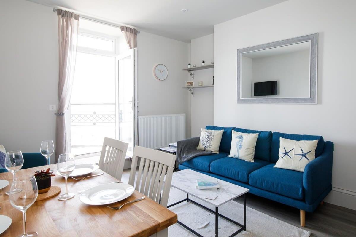 Panoramic Sea Views In Beachfront Apt W Balcony Bognor Regis Eksteriør bilde