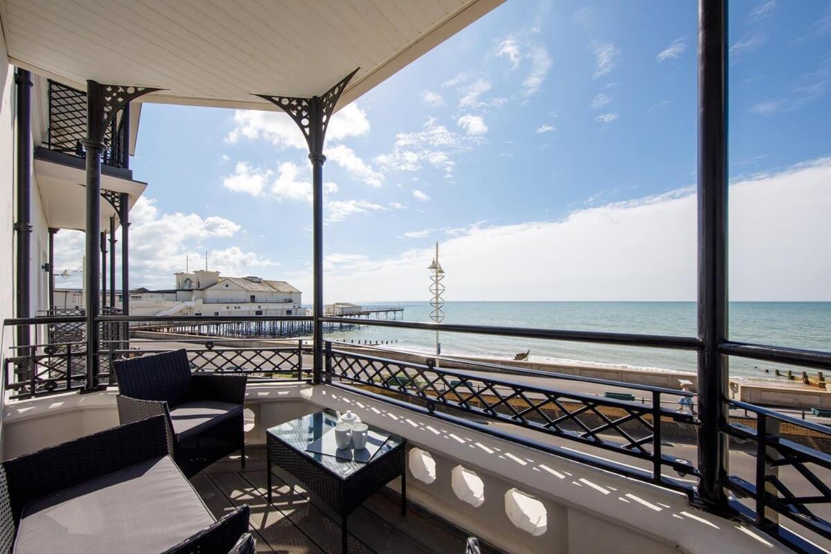 Panoramic Sea Views In Beachfront Apt W Balcony Bognor Regis Eksteriør bilde